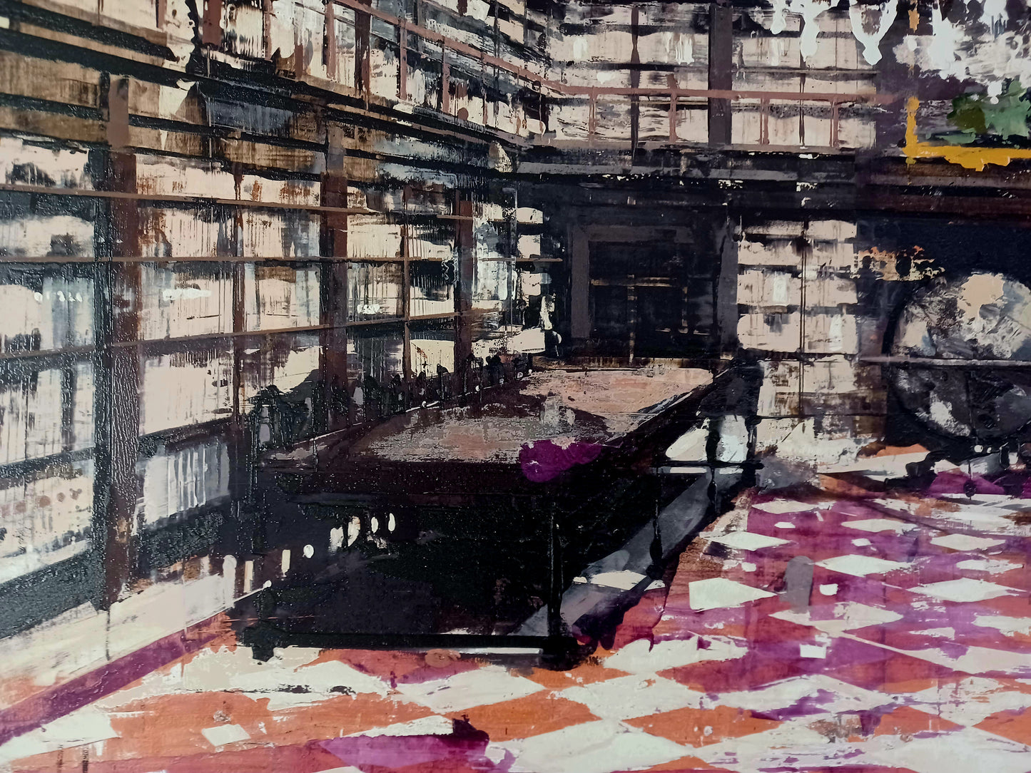 BARDHYL ALIBALI - Iste libero est - Serigrafia polimaterica - 97,5X117 cm