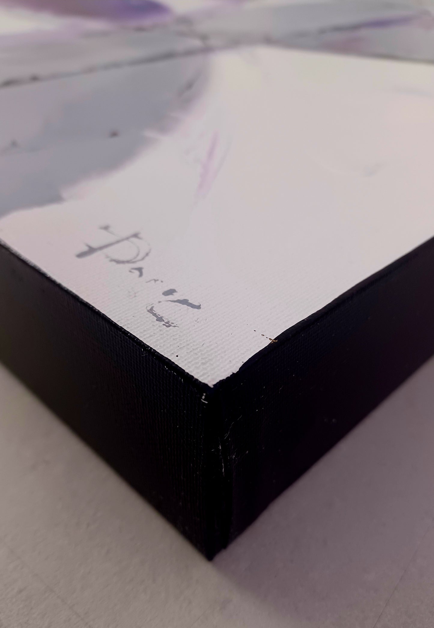 Purple abstract background - Dipinto su telaio galleria da 5 cm - 80X120 cm - XXL