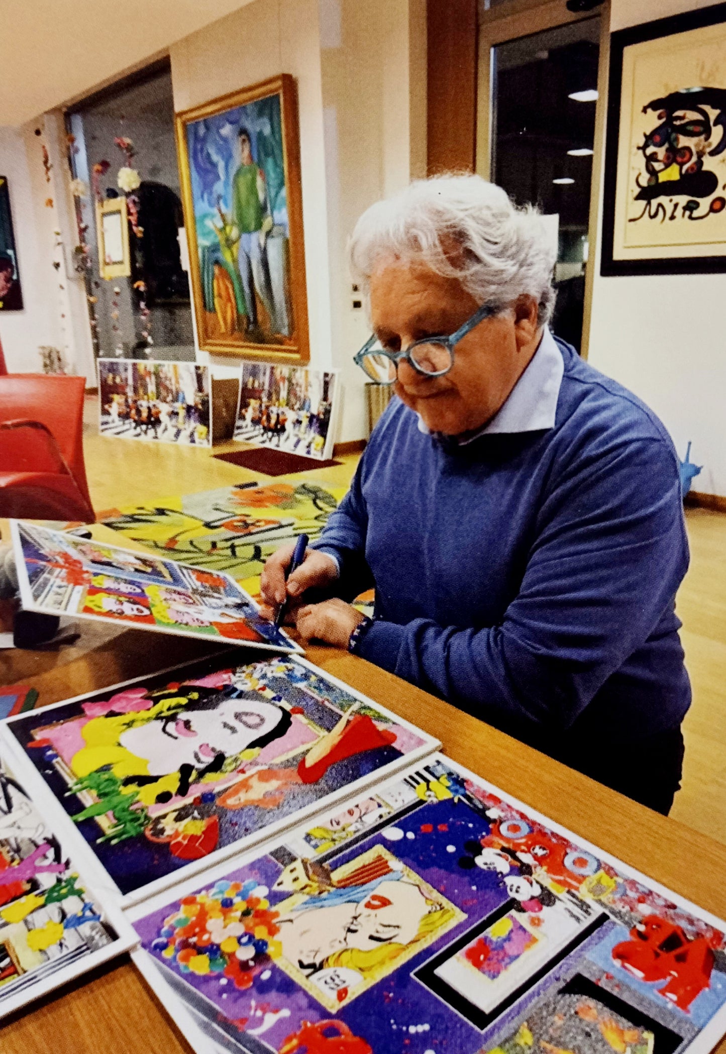 10. Renè - YOU EMBARRASS ME - Serigrafia polimaterica 30X30 cm