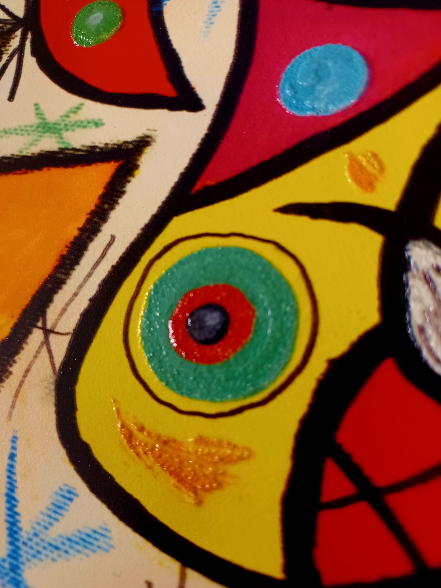 Bruno Donzelli - PORTO MIRÒ - Serigrafia polimaterica su cartoncino - 40X40 cm