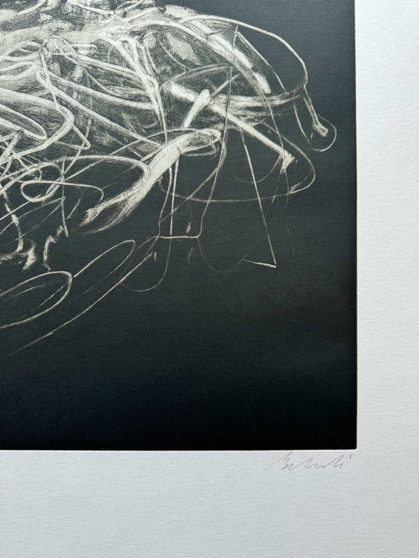 Luca Bellandi - Ballata notturna III - Acquaforte - 70X100 cm