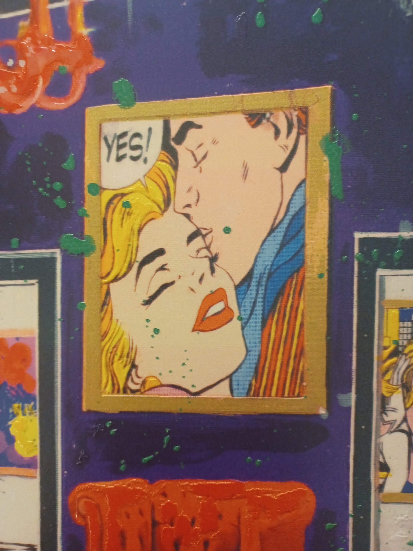 RENÈ - A day without laughter is a day wasted - Serigrafia polimaterica 30X30 cm su cartoncino