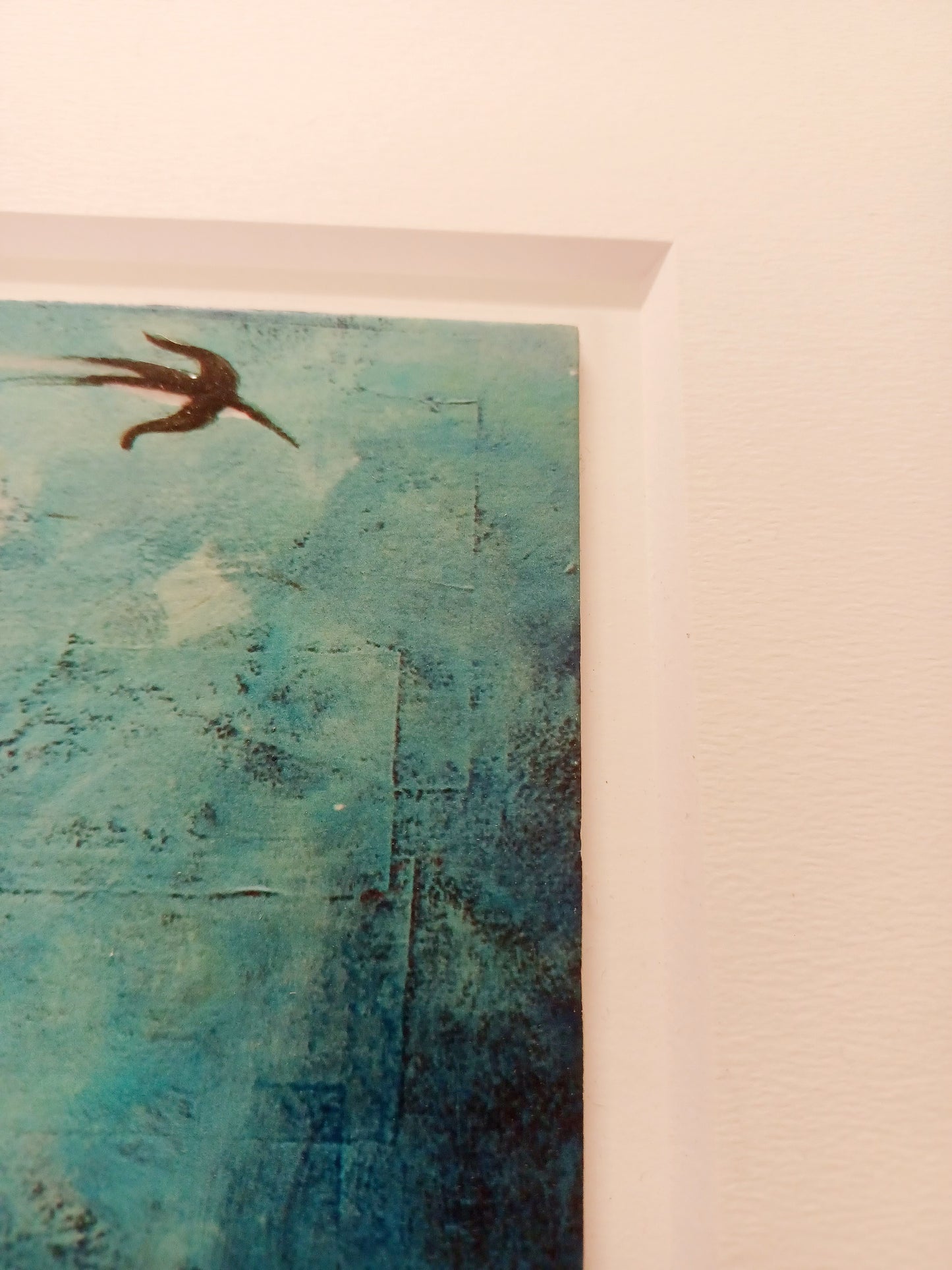 ENRICA PIZZICORI - Fresh air - Glicèe ritoccata a mano su cartoncino - 20X50 cm con passepartout