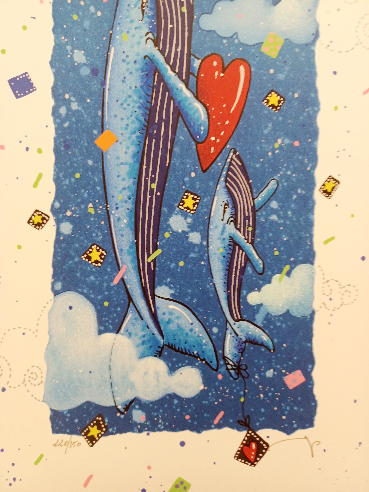 Andrea Agostini - È pura poesia - Serigrafia 20X50 cm
