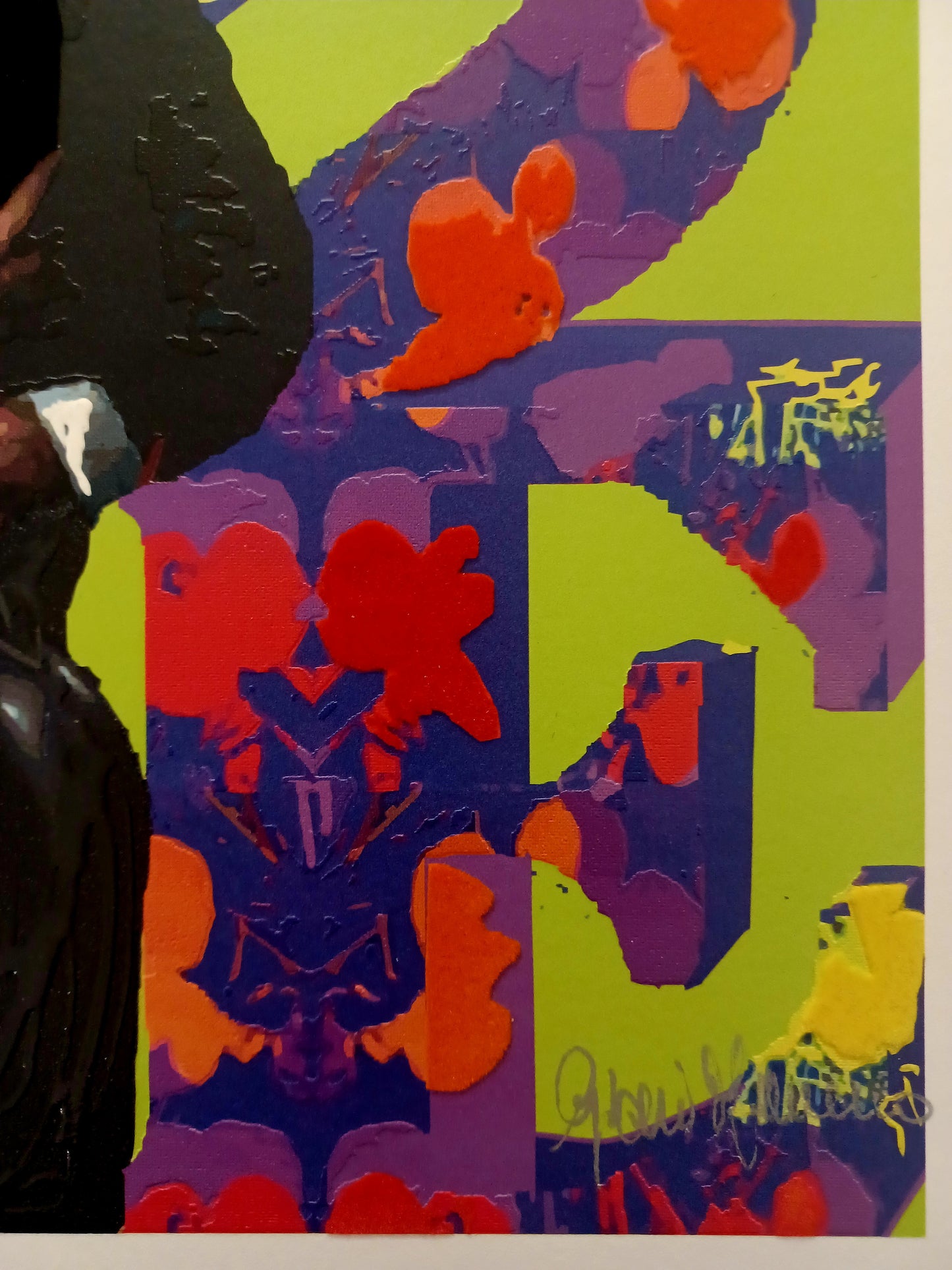GIANNI MORAMARCO - Amami ancora - Serigrafia polimaterica e fine art glicée con retouche - 30X30 cm