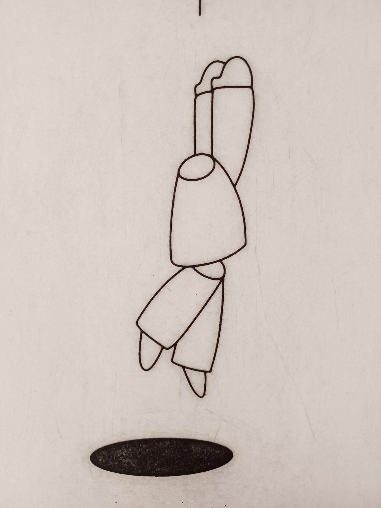 MELKIO - Follow - Incisione - 65X48 cm