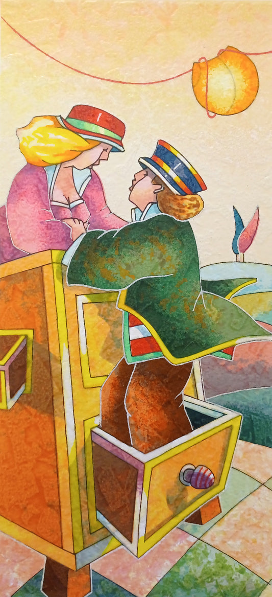 FRANCESCO NESI - Comprendimi! - Serigrafia polimaterica - 20X36 cm - Tiratura limitata