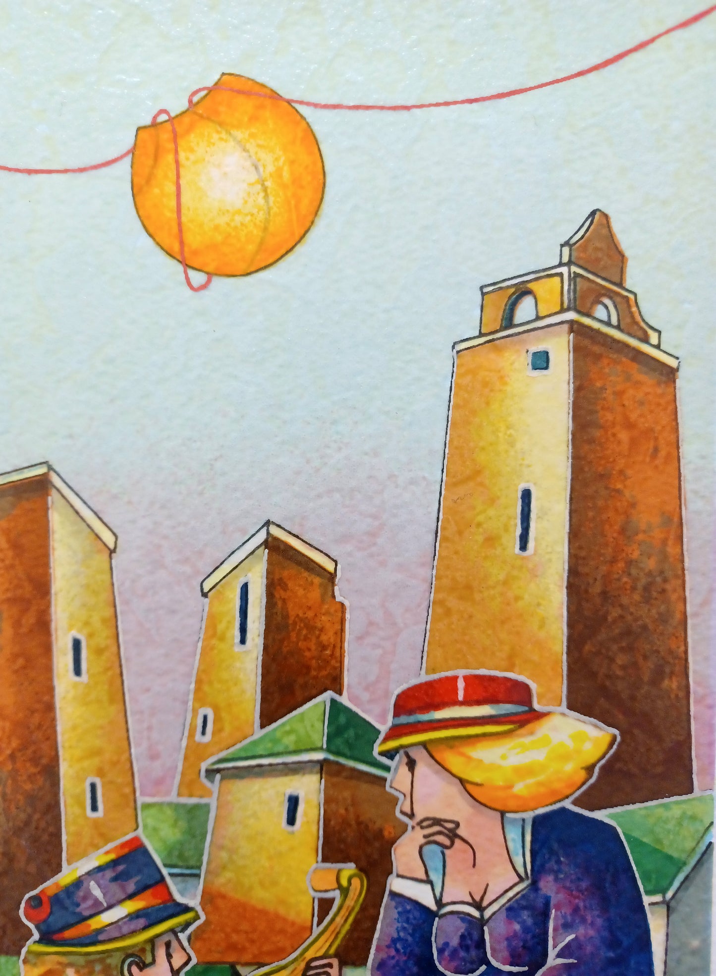 FRANCESCO NESI - Intimo incanto - Serigrafia polimaterica - 20X36 cm - Tiratura limitata