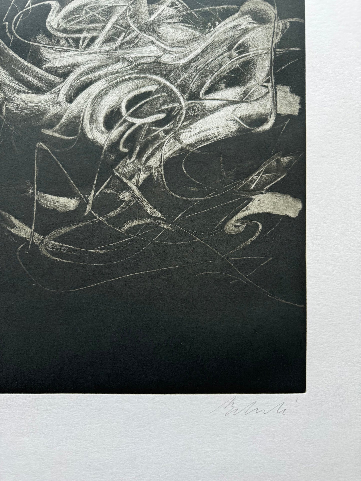 Luca Bellandi - Ballata notturna II - Acquaforte - 70X100 cm