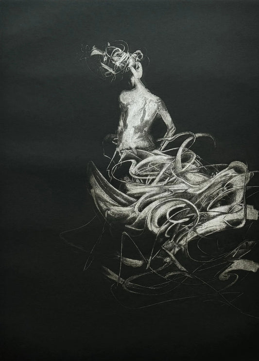 Luca Bellandi - Ballata notturna II - Acquaforte - 70X100 cm