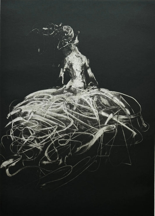 Luca Bellandi - Ballata notturna III - Acquaforte - 70X100 cm