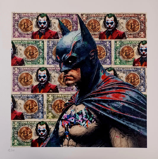Batman - ARMSX - Serigrafia su carta - 50x50 cm