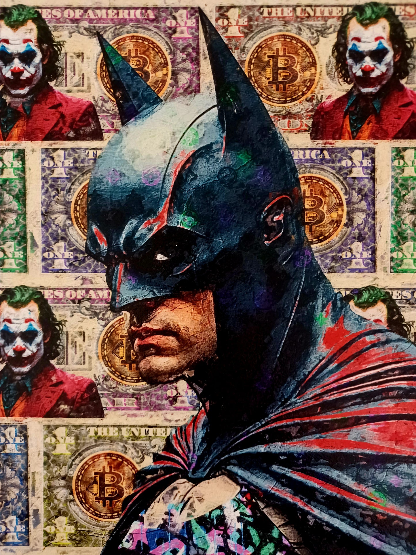 Batman - ARMSX - Serigrafia su carta - 50x50 cm